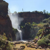 Ouzoud Falls, majestic Moroccan waterfall scenery